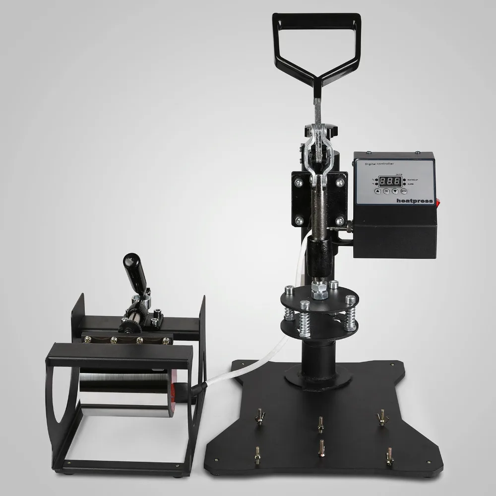 8 in 1 Digital Heat Press Machine Multifunctional Transfer Sublimation for T-Shirt Mug Cup Hat Cap 15"X12" (38X30cm) Heat Platen
8 in 1 Digital Heat Press Machine Multifunctional Transfer Sublimation for T-Shirt Mug Cup Hat Cap 15"X12" (38X30cm) Heat Platen