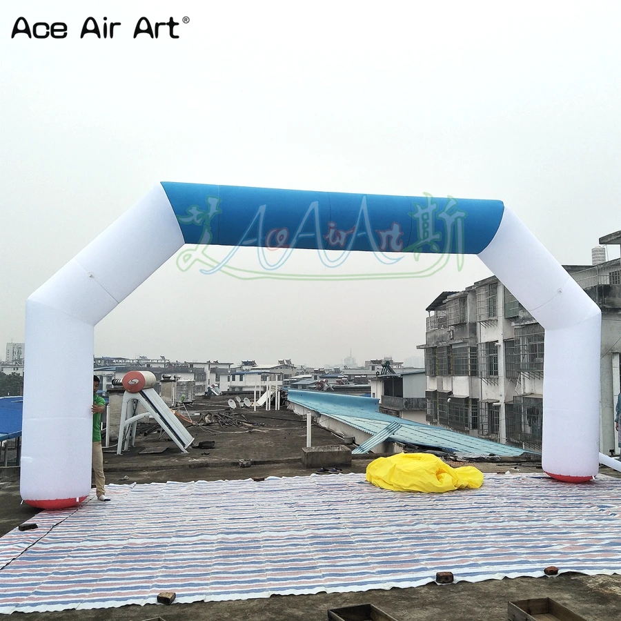 Cheap Blue and White Inflatable Start Finish Line Sport /Advertising Arch Racing Archway for Sale
Cheap Blue and White Inflatable Start Finish Line Sport /Advertising Arch Racing Archway for Sale