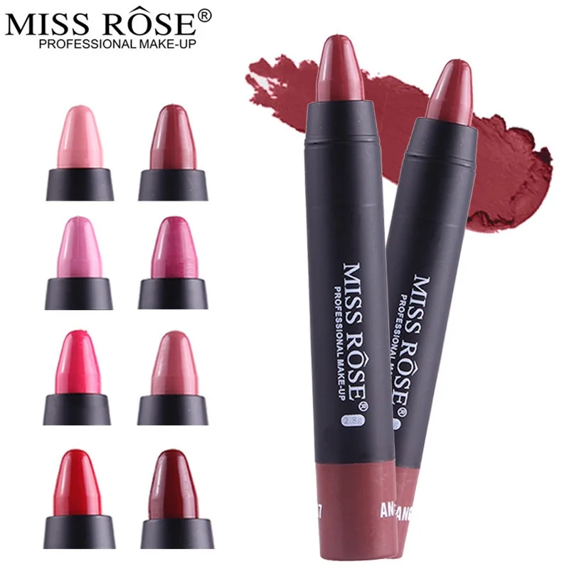 MISS ROSE сексуальный матовый набор для губ 8 видов цветов Женская губная помада