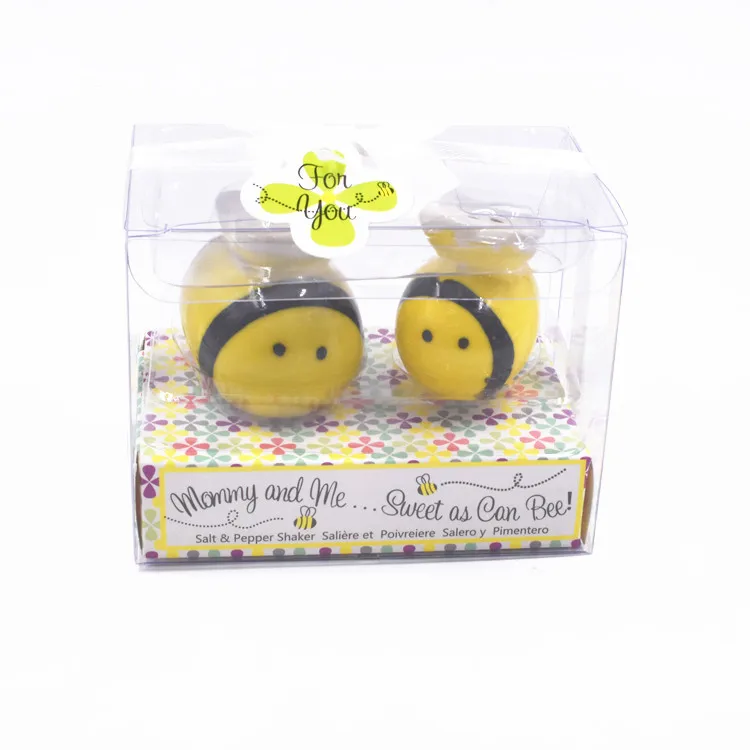 100pcs Honeybee ceramic salt & pepper shakers mommy and me bee shaped cruet Wedding Baby shower party favors
100pcs Honeybee ceramic salt & pepper shakers mommy and me bee shaped cruet Wedding Baby shower party favors