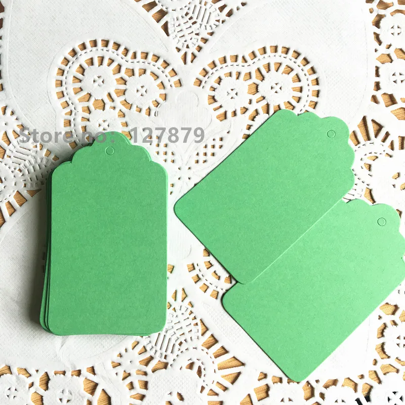 100pcs/lot 4x7cm Green Kraft Paper Wedding Note Tags Lace Scallop Head Label Luggage DIY Blank Price Gift Hang Tag
100pcs/lot 4x7cm Green Kraft Paper Wedding Note Tags Lace Scallop Head Label Luggage DIY Blank Price Gift Hang Tag