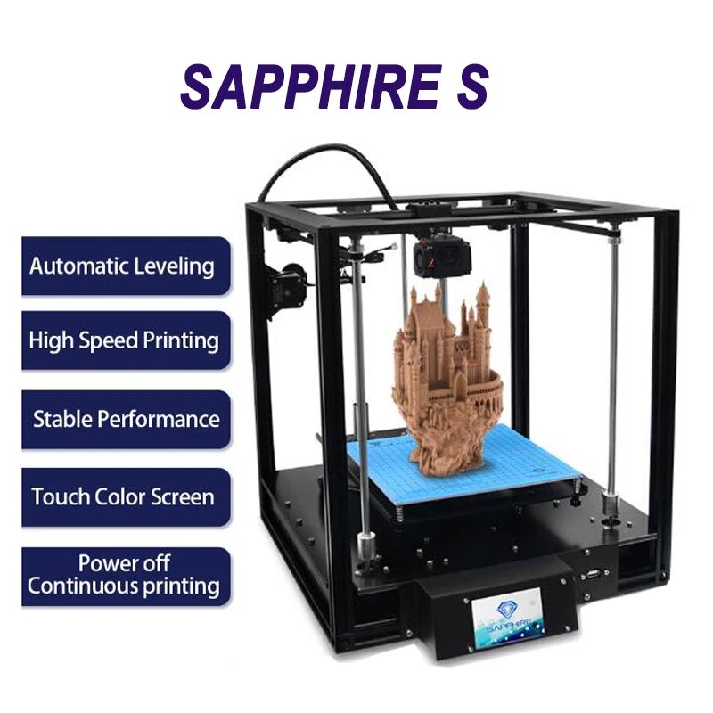 3D-принтер Impresora Sapphire S CoreXY экструдер Titan с линейной рейкой алюминиевый профиль