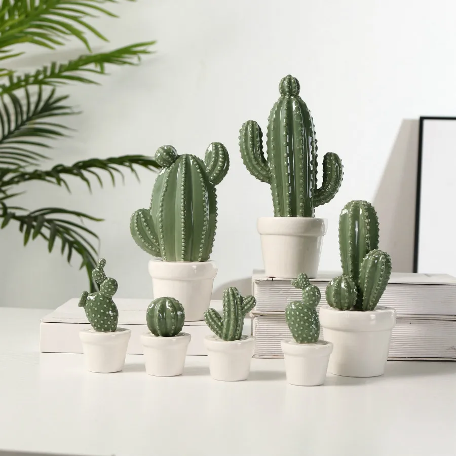 Nordic Home Furnishing jewelry ceramic Cactus glazed decoration simulation ceramic emulation Cactus Figurines crafts home decor
Nordic Home Furnishing jewelry ceramic Cactus glazed decoration simulation ceramic emulation Cactus Figurines crafts home decor