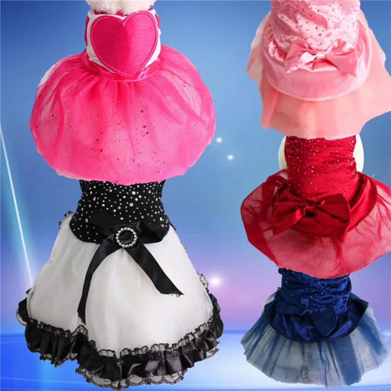 Pet Dog Clothes Dress Sweety Princess Dress Teddy Puppy Wedding Dresses Fot Dog Small Medium Dogs Pet Accessories
Pet Dog Clothes Dress Sweety Princess Dress Teddy Puppy Wedding Dresses Fot Dog Small Medium Dogs Pet Accessories