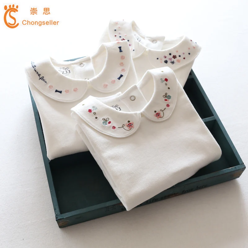 Spring Autumn Long Sleeve Cotton Embroidered Baby Girls Blouses Tops White Girl Shirt Kids Tops For Girls Baby Clothes
Spring Autumn Long Sleeve Cotton Embroidered Baby Girls Blouses Tops White Girl Shirt Kids Tops For Girls Baby Clothes
