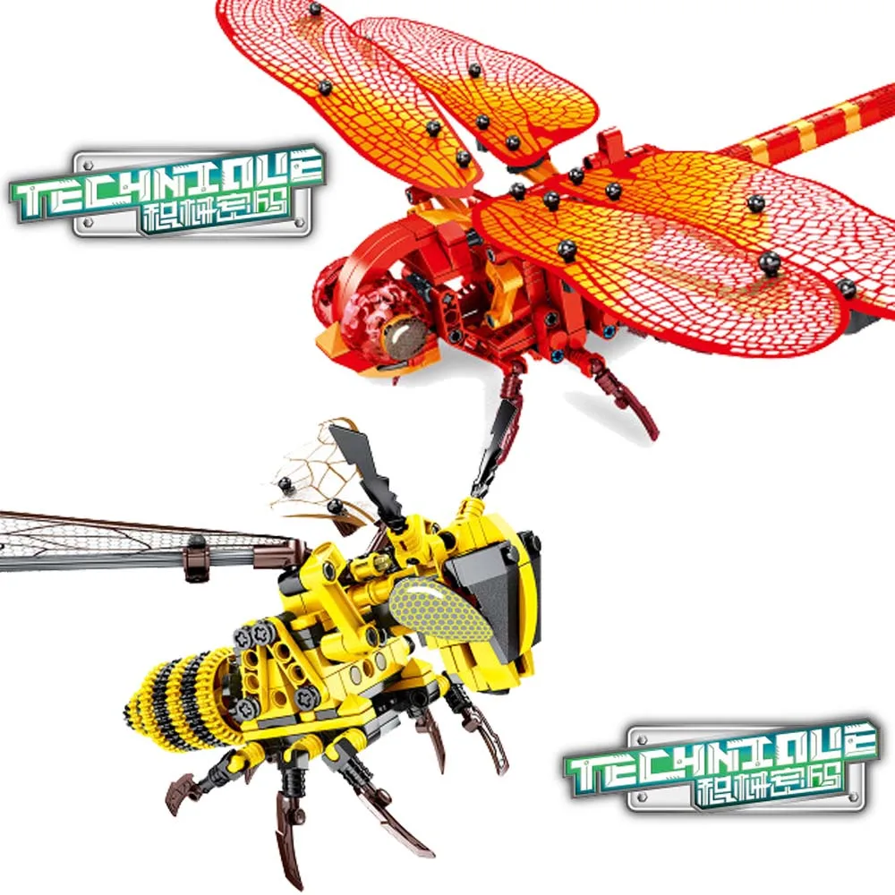 330Pcs Simulated insect DIY Red Dragonfly Building Blocks Compatible Technic Bricks kids Educational Toys for Children
330Pcs Simulated insect DIY Red Dragonfly Building Blocks Compatible Technic Bricks kids Educational Toys for Children