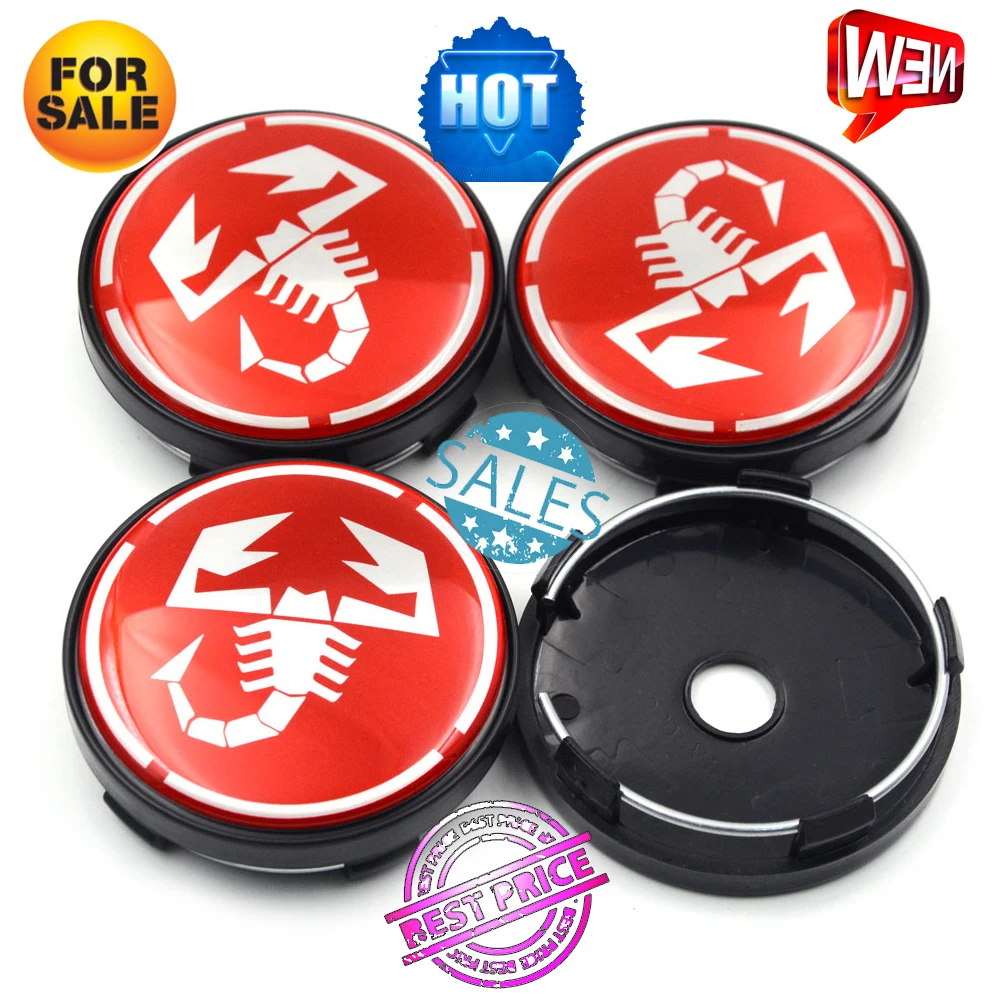 Red Scorpion Abarth Car Emblem Wheel Center Hub Caps 4pcs 60mm Auto Wheel Badge Universal Covers for Fiat Abarth 595 500 695
Red Scorpion Abarth Car Emblem Wheel Center Hub Caps 4pcs 60mm Auto Wheel Badge Universal Covers for Fiat Abarth 595 500 695