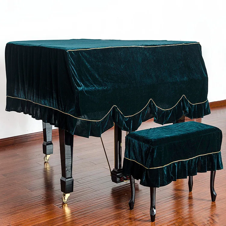 1PC High Quality Gold Velvet Bordered Grand Piano Dust Cover With Stool Cover Home Decoration Textile Cover KQ001
1PC High Quality Gold Velvet Bordered Grand Piano Dust Cover With Stool Cover Home Decoration Textile Cover KQ001