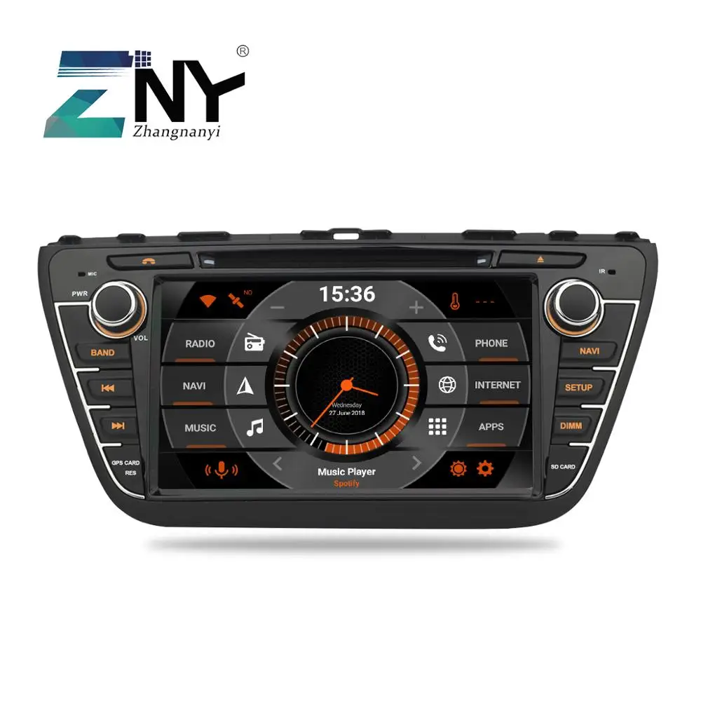 Автомобильный DVD плеер 8 дюймов Android 10 для SX4 S Cross 2014 2015 2016 2017 2 Din автомобильное