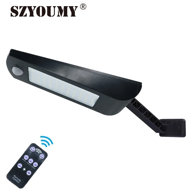 SZYOUMY Высокая яркость SMD 2835 66 светодиодов уличный свет солнечный датчик мощности прожектор лампа с пультом дистанционного управления DHL Бесп...
SZYOUMY Высокая яркость SMD 2835 66 светодиодов уличный свет солнечный датчик мощности прожектор лампа с пультом дистанционного управления DHL Бесп...