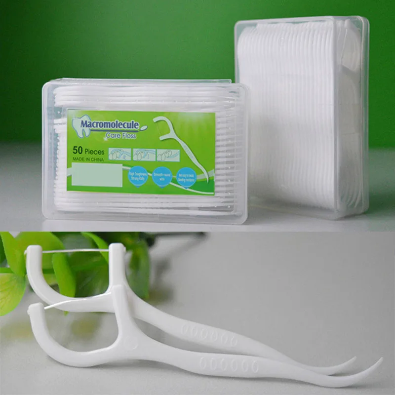 50pcs Dental Floss L Shape Teeth Whitning Elasticity Floss Interdental Brush Teeth Stick Tooth Thread Clean Oral Care Tools
50pcs Dental Floss L Shape Teeth Whitning Elasticity Floss Interdental Brush Teeth Stick Tooth Thread Clean Oral Care Tools
