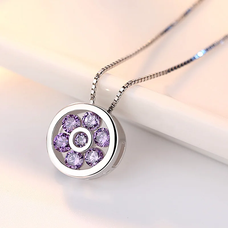 100% 925 sterling silver new arrivals shiny crystal round pendant ladies`necklaces women short box chain jewelry gift
100% 925 sterling silver new arrivals shiny crystal round pendant ladies`necklaces women short box chain jewelry gift