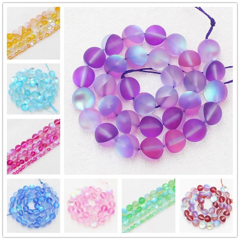 Frost Synthetical Moonstone 6-12mm Round Beads 15" 10colors,For DIYJewelry making!We provide mixed wholesale for all items !
Frost Synthetical Moonstone 6-12mm Round Beads 15" 10colors,For DIYJewelry making!We provide mixed wholesale for all items !