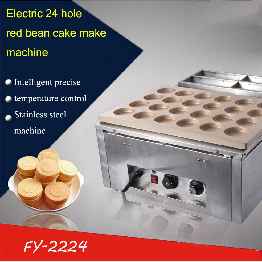 1PC High quality Electric Non-Stick Cooking Surface 24 holes Red bean cake machine 220V Red bean cake maker
1PC High quality Electric Non-Stick Cooking Surface 24 holes Red bean cake machine 220V Red bean cake maker