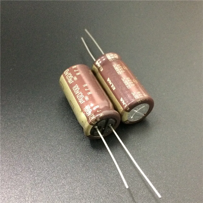 5 шт. 120 мкФ 100V ELNA Япония RJH серия 12 5x25 мм Высокая надежность низкое сопротивление