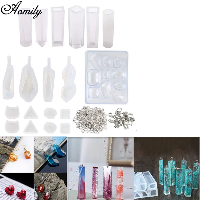 Aomily DIY 19pcs/Set Handmade Crystal Drop Jewelry Mold Necklace Eardrop Gemstones Cake Chocolate Resin Soap Molds 110pcs Screws
Aomily DIY 19pcs/Set Handmade Crystal Drop Jewelry Mold Necklace Eardrop Gemstones Cake Chocolate Resin Soap Molds 110pcs Screws