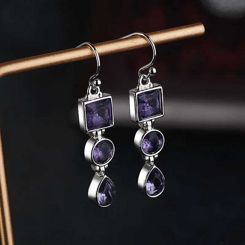 Utimtree New Women Purple Crystal Drop Earrings For Lady Luxury Female Party Earring Jewelry Brincos Bijoux
Utimtree New Women Purple Crystal Drop Earrings For Lady Luxury Female Party Earring Jewelry Brincos Bijoux