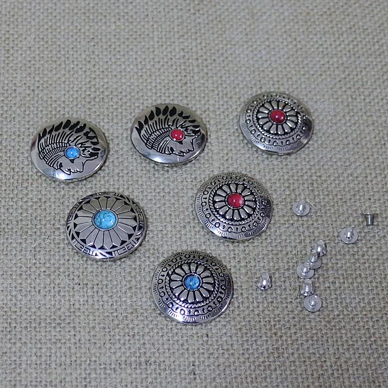 Dia 30mm beautiful leather wallet craft caibu button rivet with screws spike and studs 10pcs/lot
Dia 30mm beautiful leather wallet craft caibu button rivet with screws spike and studs 10pcs/lot
