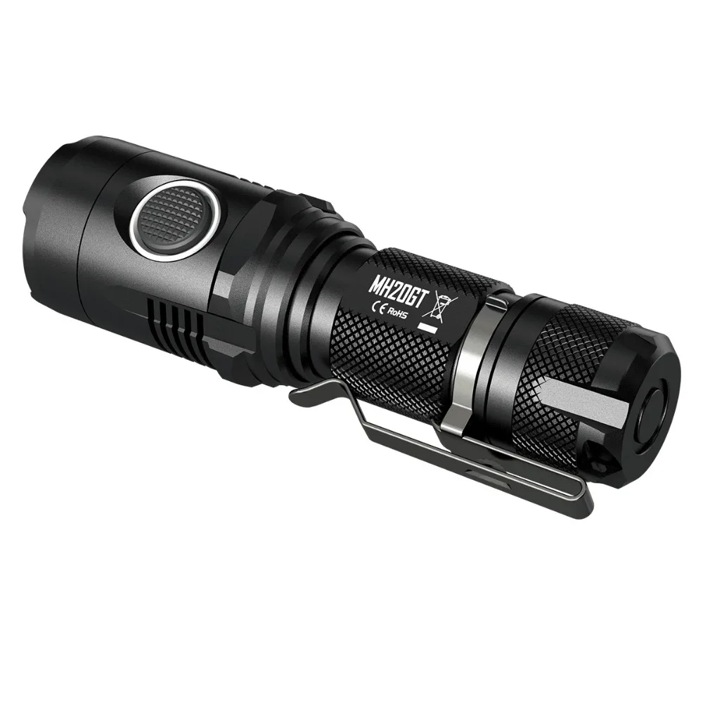 Светодиодный фонарь NITECORE MH20GT перезаряжаемый водонепроницаемый с аккумулятором