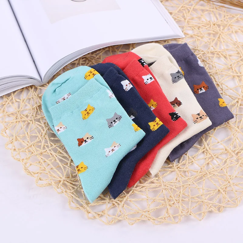 2019 new ladies socks spring and autumn breathable kitten cartoon tube ladies socks cotton socks
2019 new ladies socks spring and autumn breathable kitten cartoon tube ladies socks cotton socks
