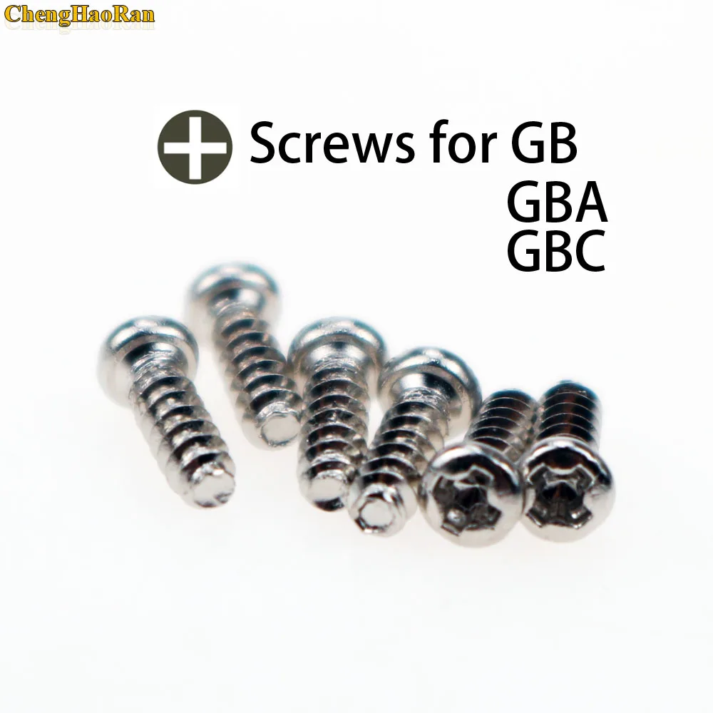 ChengHaoRan 10pcs Replacement For Gameboy Cross Screw For GB GBA GBC Game Console Shell Case Triangle Screws
ChengHaoRan 10pcs Replacement For Gameboy Cross Screw For GB GBA GBC Game Console Shell Case Triangle Screws