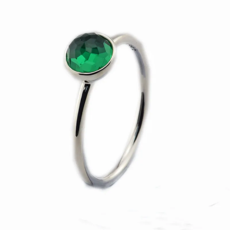 Genuine 925 Sterling Silver Rings for Women May Droplet Ring with Royal-Green Crystal Party Wedding Jewelry anillos Wholesale
Genuine 925 Sterling Silver Rings for Women May Droplet Ring with Royal-Green Crystal Party Wedding Jewelry anillos Wholesale