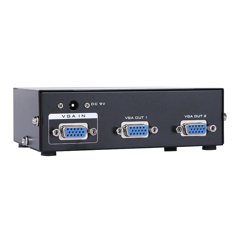 New 350Mhz 2 ports VGA splitter 1 PC to 2 Port VGA SVGA Monitor TV Video Splitter Box 1PC for 2 Monitors
New 350Mhz 2 ports VGA splitter 1 PC to 2 Port VGA SVGA Monitor TV Video Splitter Box 1PC for 2 Monitors