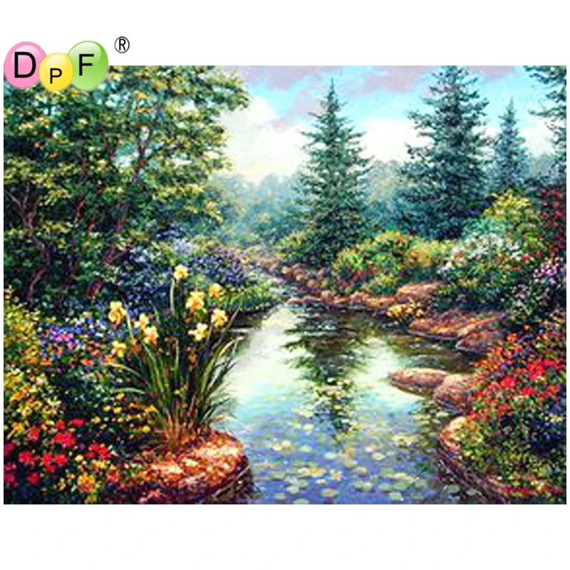 DPF diamond painting cross stitch creek view diy diamond painting round diamond painting embroidery mosaic decoration art gift
DPF diamond painting cross stitch creek view diy diamond painting round diamond painting embroidery mosaic decoration art gift