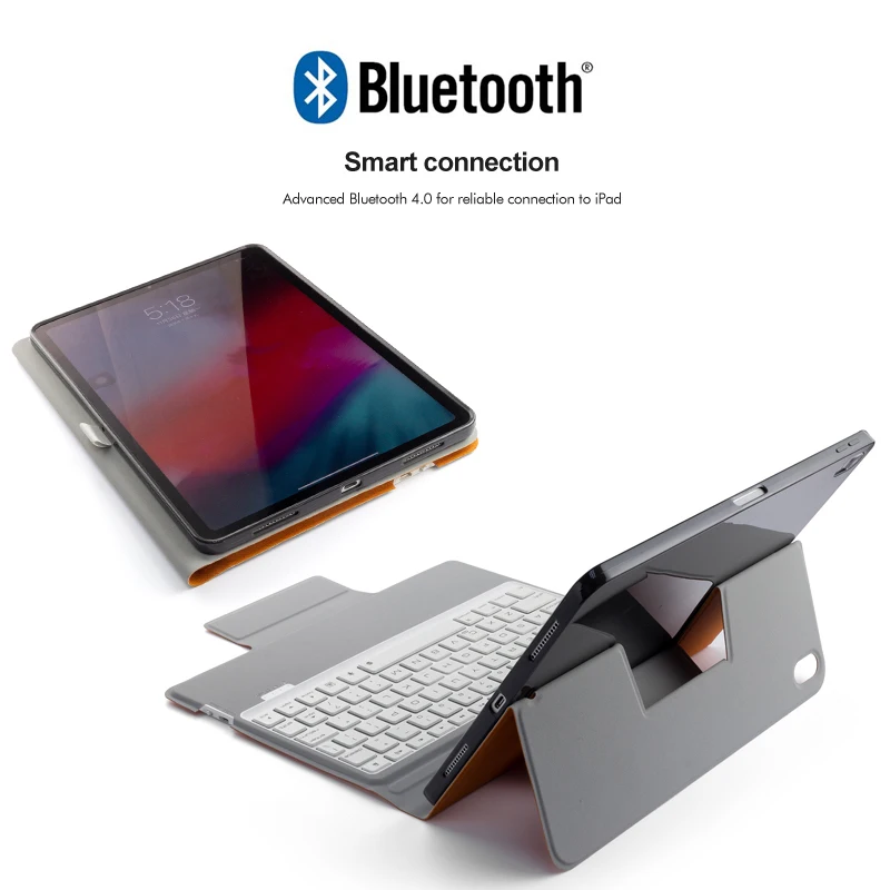 Bluetooth Wireless Keyboard Case for iPad Pro 11 Inch 2018 , 7-Color Backlit All-In-One Slim Leather Case
Bluetooth Wireless Keyboard Case for iPad Pro 11 Inch 2018 , 7-Color Backlit All-In-One Slim Leather Case