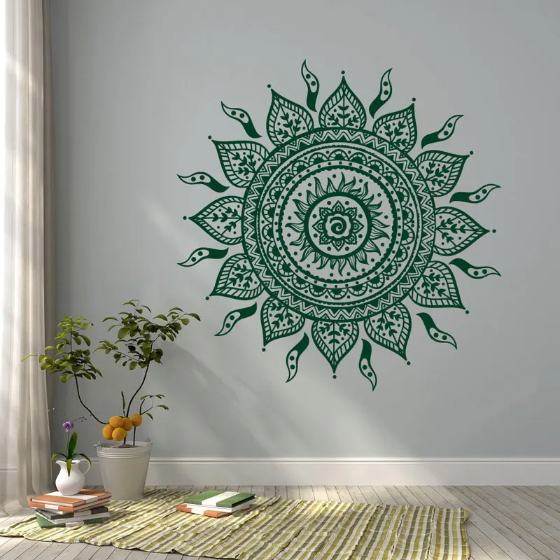 Mandala Vinyl Wall Decals- Yoga Studio Bohemian Boho Bedroom Mandala Wall Art- Mandala Car Window Decal MT20
Mandala Vinyl Wall Decals- Yoga Studio Bohemian Boho Bedroom Mandala Wall Art- Mandala Car Window Decal MT20