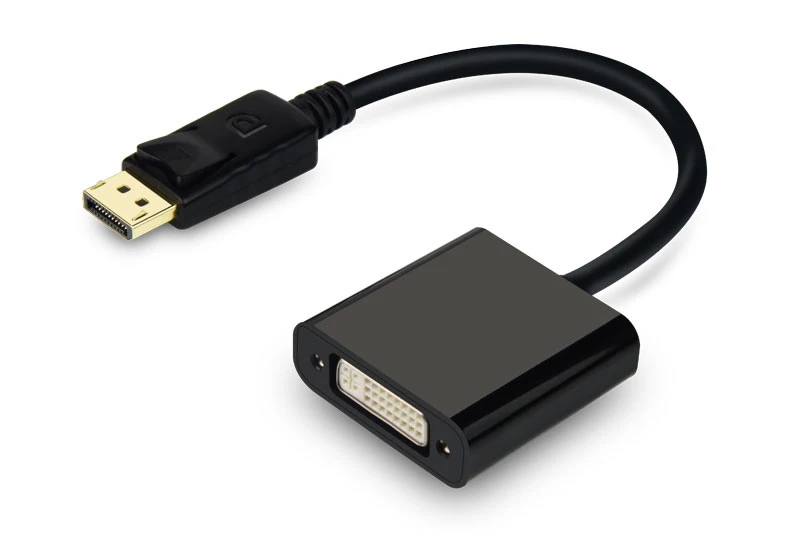 Конвертер DisplayPort штекер-DVI Женский, черный-DP-DVI-ПК 1920x1200/HDTV 1080p @ 60fps
Конвертер DisplayPort штекер-DVI Женский, черный-DP-DVI-ПК 1920x1200/HDTV 1080p @ 60fps