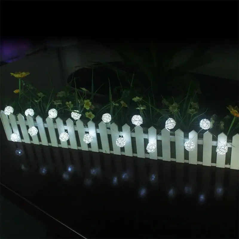 SOLLED 1M 10LEDs Rattan Balls String Light Night Lamp for Christmas Holiday Wedding Party Decoration
SOLLED 1M 10LEDs Rattan Balls String Light Night Lamp for Christmas Holiday Wedding Party Decoration