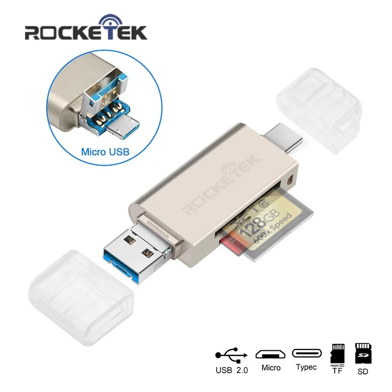 

Rocketek usb 2.0 memory card reader OTG android adapter cardreader for micro SD/TF microsd readers laptop computer