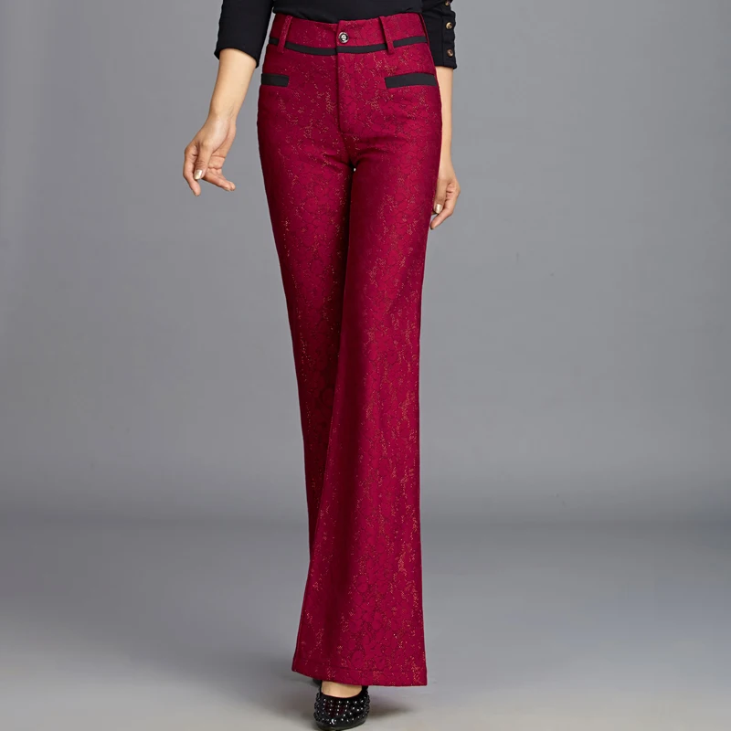 Brand New Lace Patchwork Flare Pants Slim Fashion Autumn Women Wide Leg Pants High Quality Plus Size Elegant Trousers MK0021
Brand New Lace Patchwork Flare Pants Slim Fashion Autumn Women Wide Leg Pants High Quality Plus Size Elegant Trousers MK0021
