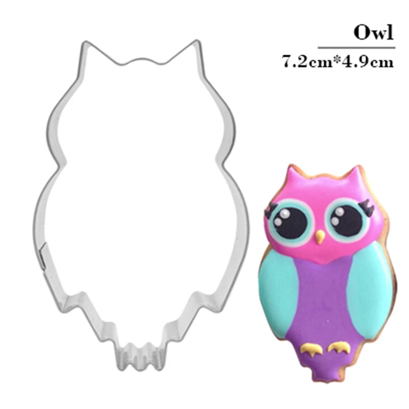 Stainless Steel Owl Cookie Cutter Egg Fruit Cutter Tools Pancake Mould Biscuit Press Stamp Mold Cake Decorating Baking Fondant
Stainless Steel Owl Cookie Cutter Egg Fruit Cutter Tools Pancake Mould Biscuit Press Stamp Mold Cake Decorating Baking Fondant