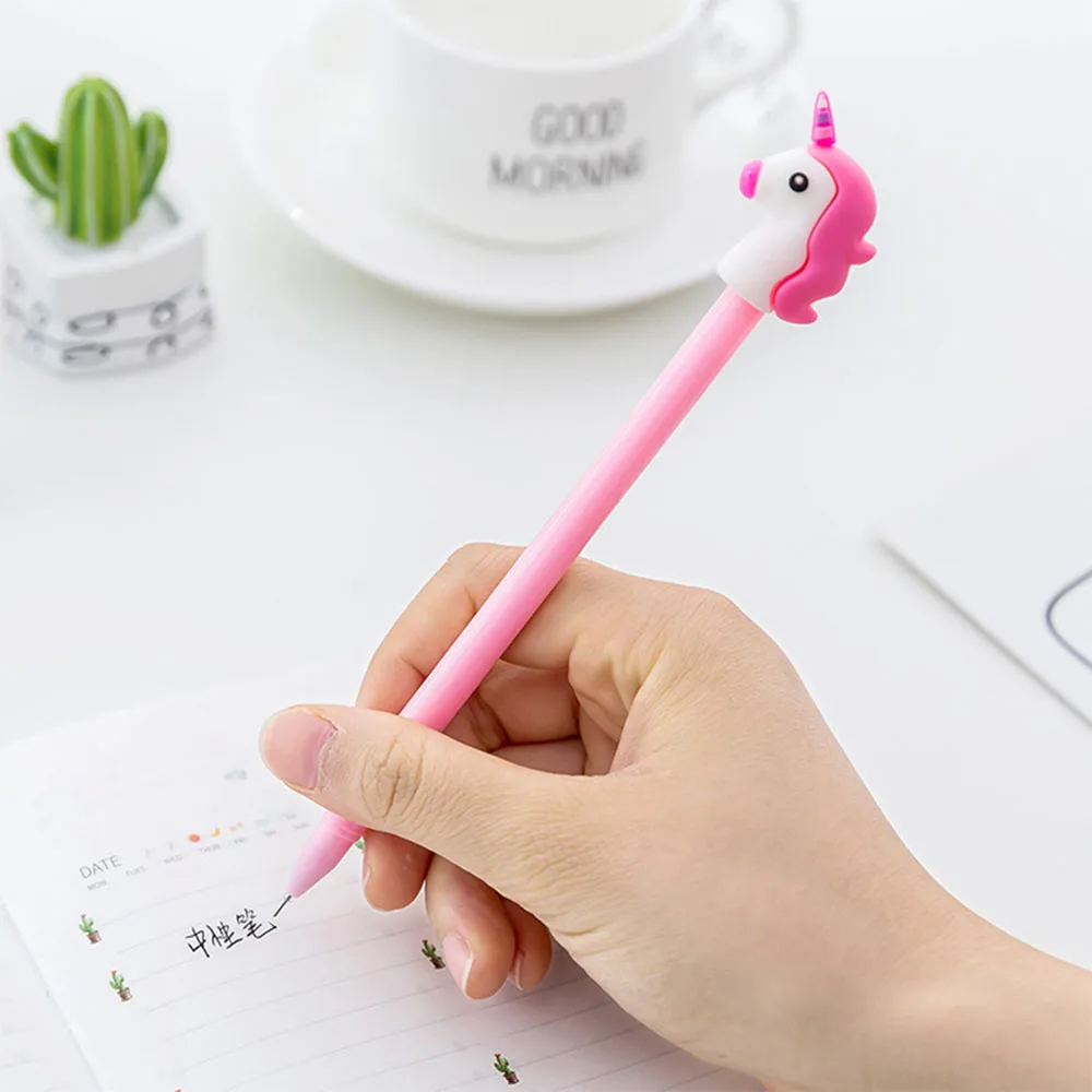 1pcs 0.5mm Cute Unicorn Gel Pen Black Ink Pen Promotional Kawaii Stationery School Office Supplies Gift Free Shipping
1pcs 0.5mm Cute Unicorn Gel Pen Black Ink Pen Promotional Kawaii Stationery School Office Supplies Gift Free Shipping