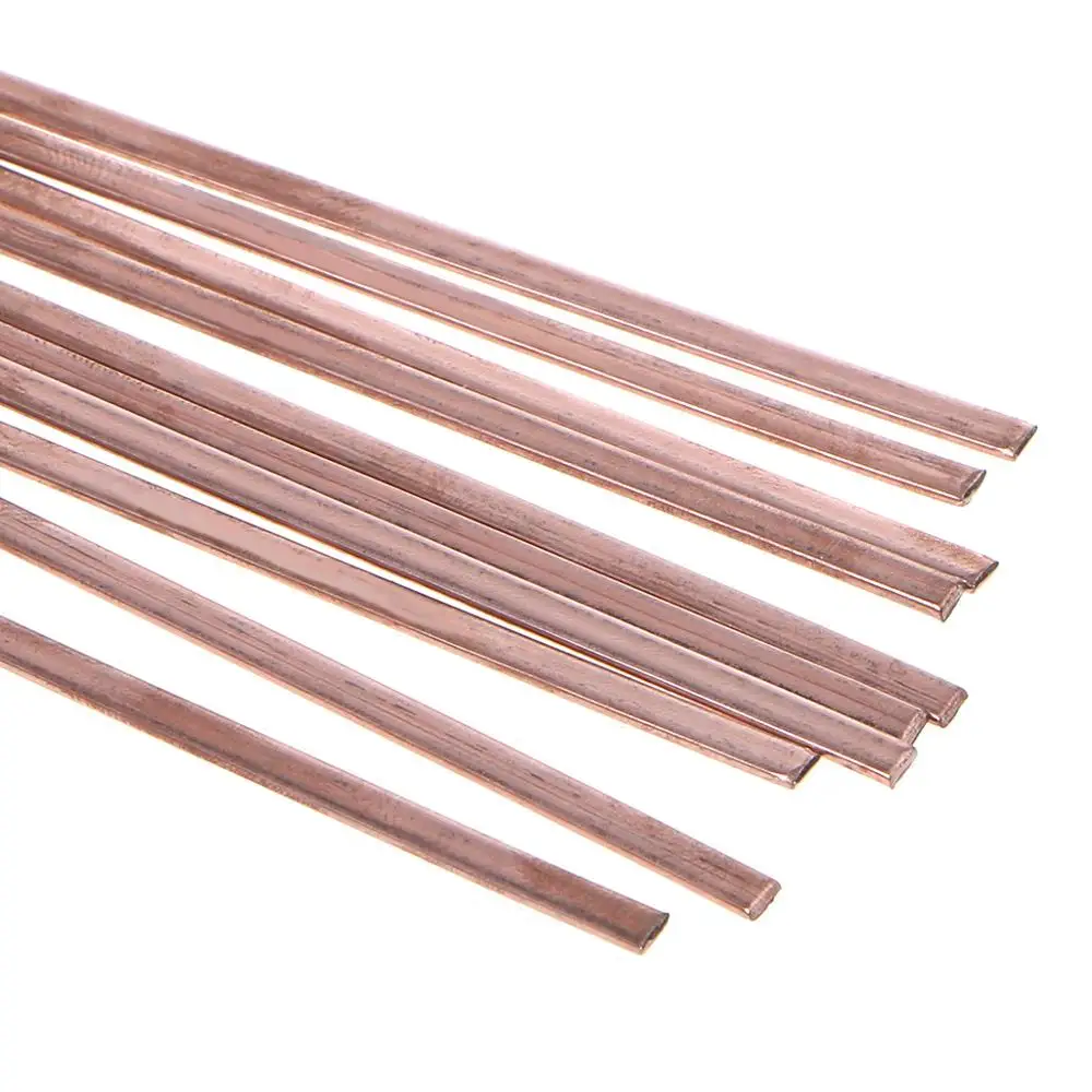 10pcs 1.2X3.2X500mm Flat Silver Electrode Low Temperature Phosphor Copper Welding Rods HL201 Selffluxing Brazing Alloy Soldering
10pcs 1.2X3.2X500mm Flat Silver Electrode Low Temperature Phosphor Copper Welding Rods HL201 Selffluxing Brazing Alloy Soldering