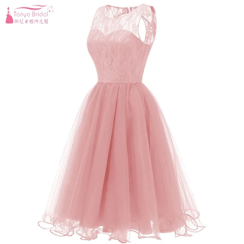 A Line Knee Length Navy Blue Short Bridesmaid Dresses 2019 Open Back Burgundy Pink Tulle Lace Bridesmaids Gown For Weddings JQ72
A Line Knee Length Navy Blue Short Bridesmaid Dresses 2019 Open Back Burgundy Pink Tulle Lace Bridesmaids Gown For Weddings JQ72