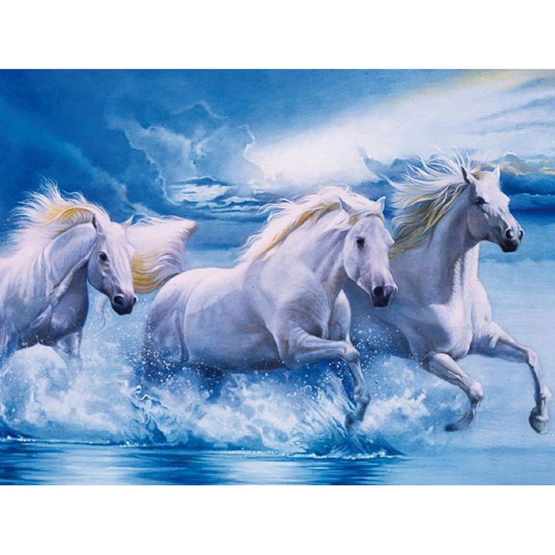 Full Square drill 5D DIY Diamond Embroidery beach horse Diamond Painting Cross Stitch Rhinestone Mosaic decoration
Full Square drill 5D DIY Diamond Embroidery beach horse Diamond Painting Cross Stitch Rhinestone Mosaic decoration