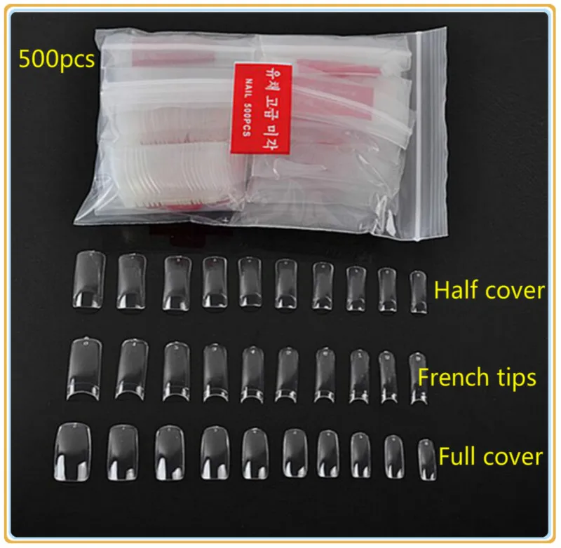 500 шт. акриловые прозрачные французские накладные ногти, полутипсы, ультратонкие прозрачные высококачественные, бесплатная доставка
500 шт. акриловые прозрачные французские накладные ногти, полутипсы, ультратонкие прозрачные высококачественные, бесплатная доставка