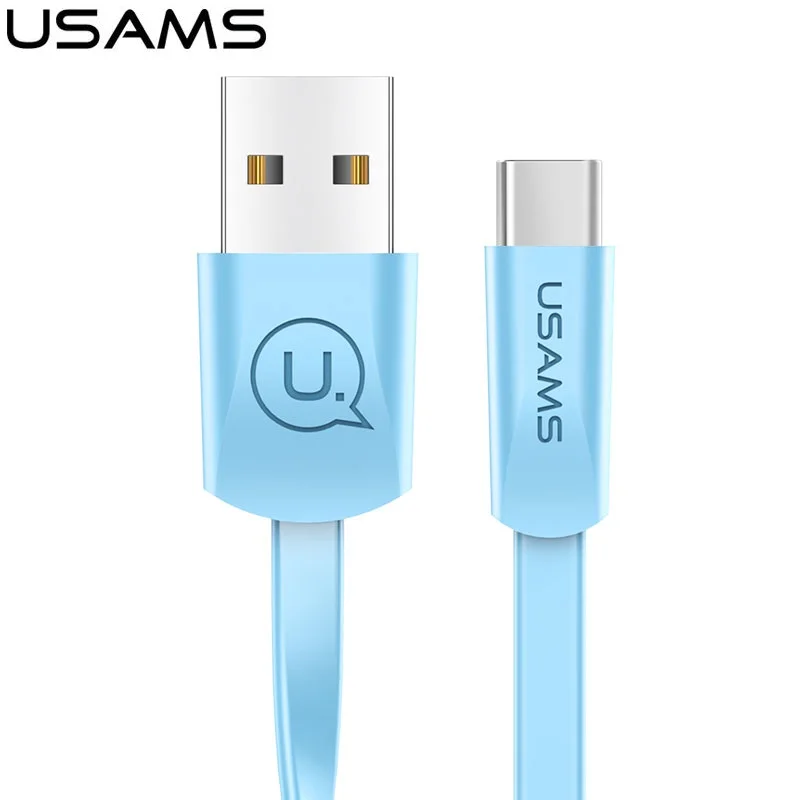 USAMS бренд type-C кабель для samsung huawei Xiaomi Универсальный Тип C телефон планшетных