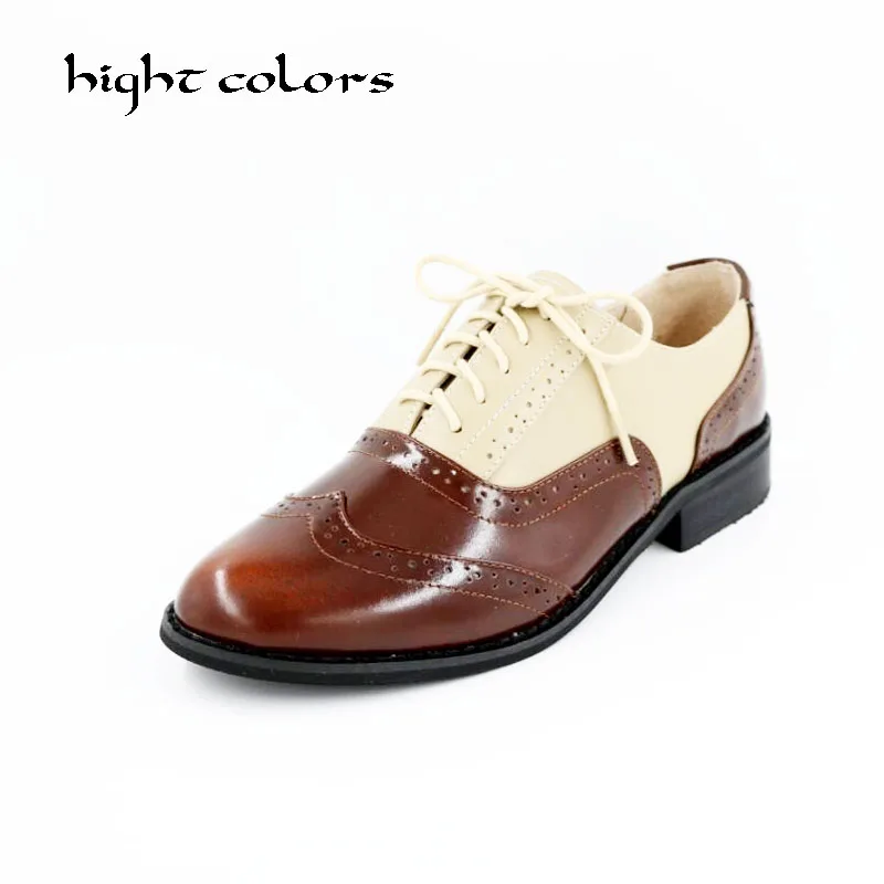 Brand Design Genuine Leather Oxford Shoes Round Head Pure Color Large Size Women Flat Shoes College Block Style Shoes
Brand Design Genuine Leather Oxford Shoes Round Head Pure Color Large Size Women Flat Shoes College Block Style Shoes