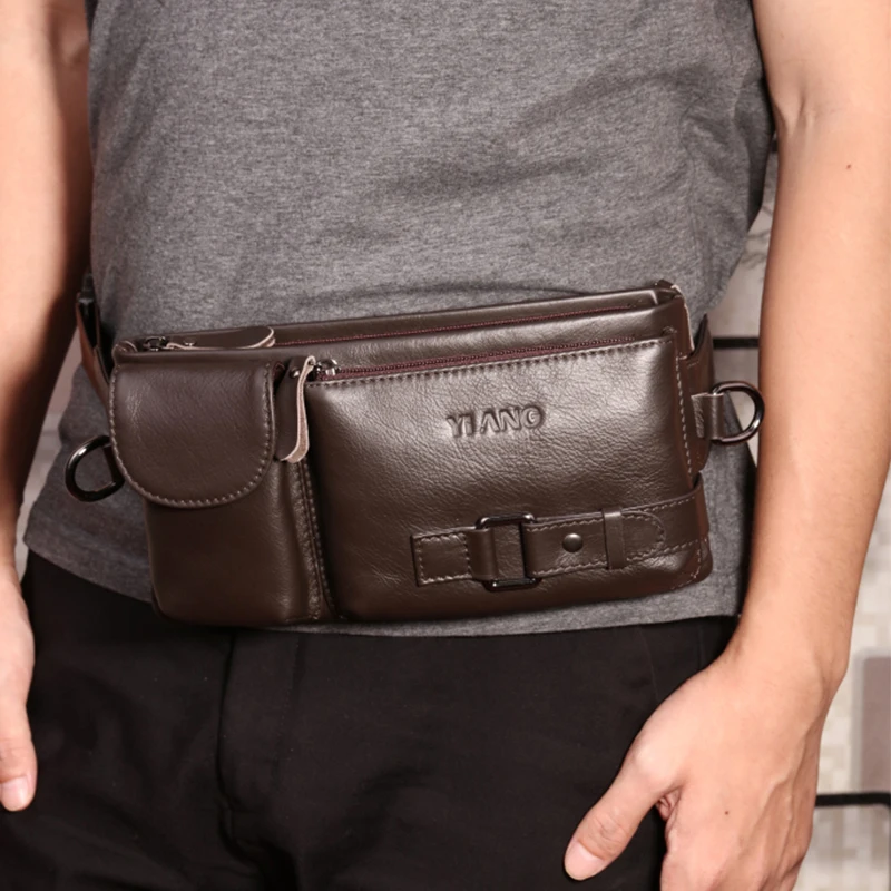 Genuine Leather Men Fanny Pack Crossbody Chest Bag Travel Natural Skin Cell Phone Case Purse Pouch Male Hip Belt Waist Bags
Genuine Leather Men Fanny Pack Crossbody Chest Bag Travel Natural Skin Cell Phone Case Purse Pouch Male Hip Belt Waist Bags