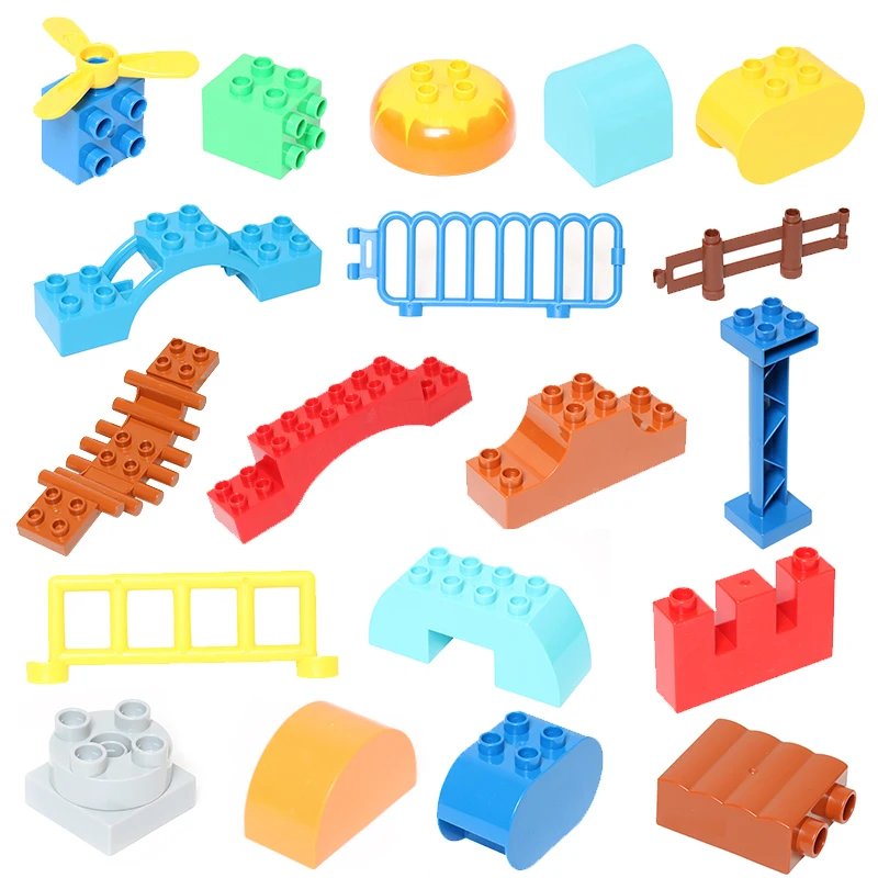 Big Size Particles Building Blocks Fence Sliding Ladder Cliver Stairway DIY Blocks Bricks Accessory Kids Toys For Children
Big Size Particles Building Blocks Fence Sliding Ladder Cliver Stairway DIY Blocks Bricks Accessory Kids Toys For Children