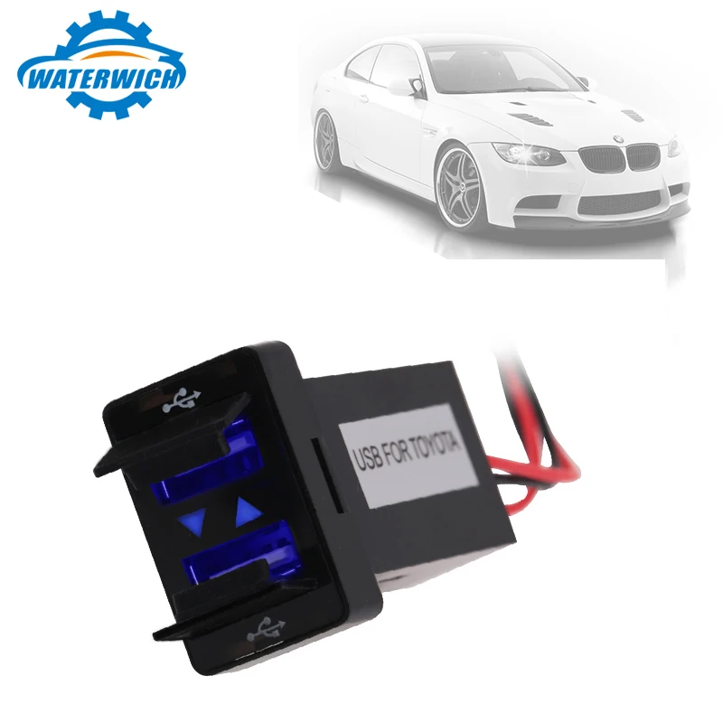12V 24V Dual USB Car Charger For TOYOTA 5V 4.2A Universal Auto Mobile Phone Charger For Iphone Sumsang
12V 24V Dual USB Car Charger For TOYOTA 5V 4.2A Universal Auto Mobile Phone Charger For Iphone Sumsang