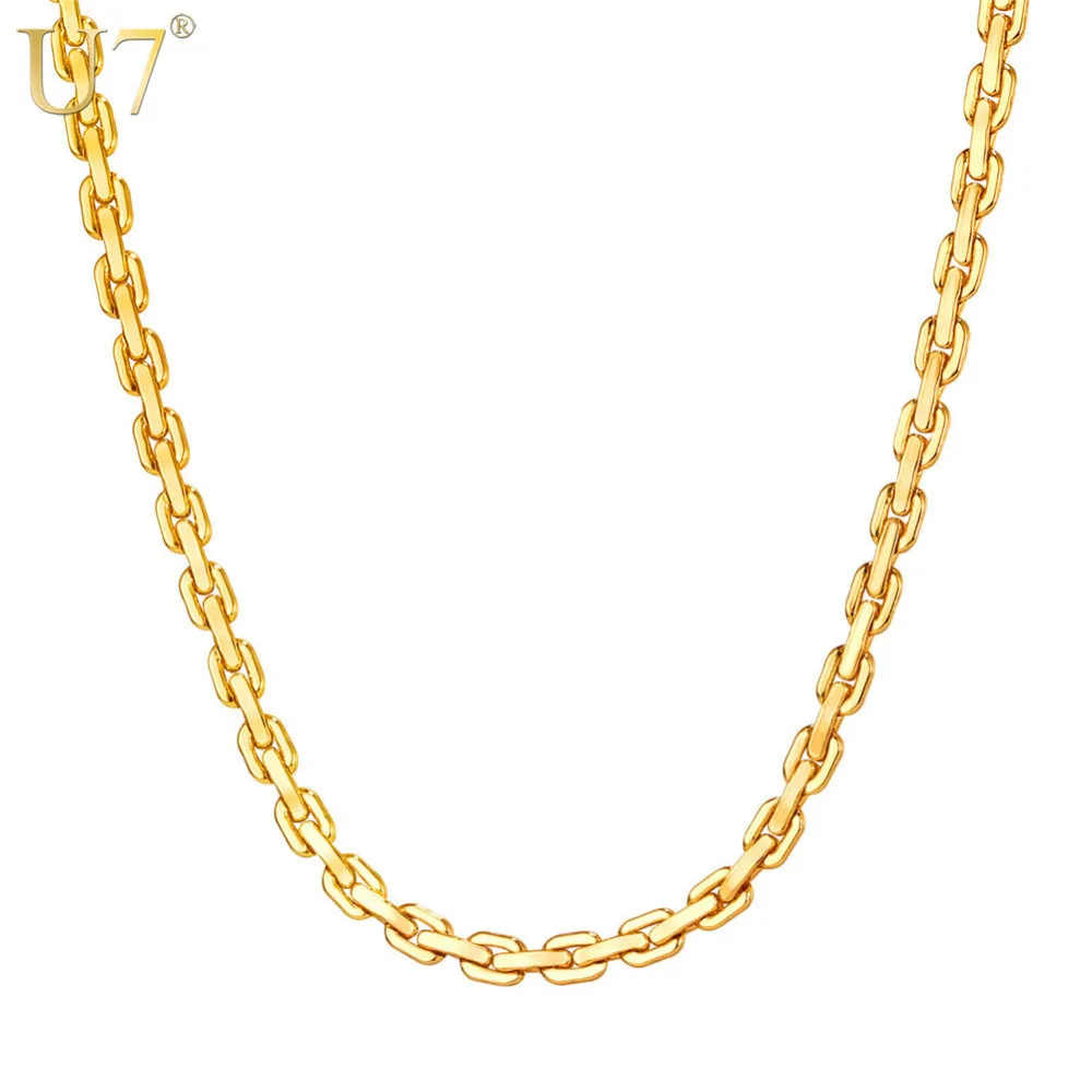U7 Rock Cable Link Chain Choker Necklace 6MM Gold/Silver/Black Color Rapper Hip Hop Women/Men Jewelry N1113
U7 Rock Cable Link Chain Choker Necklace 6MM Gold/Silver/Black Color Rapper Hip Hop Women/Men Jewelry N1113