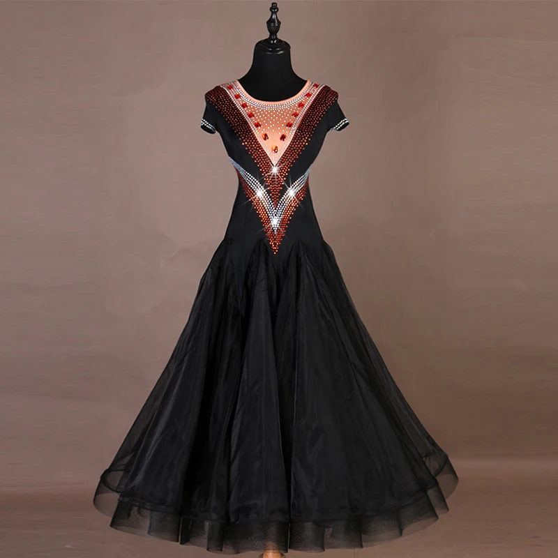Women Ballroom Dance Dress Modern Dance Competition Costume Ladies Elegant Waltz/Tango/Foxtrot Dance Professional Wear DQL712
Women Ballroom Dance Dress Modern Dance Competition Costume Ladies Elegant Waltz/Tango/Foxtrot Dance Professional Wear DQL712