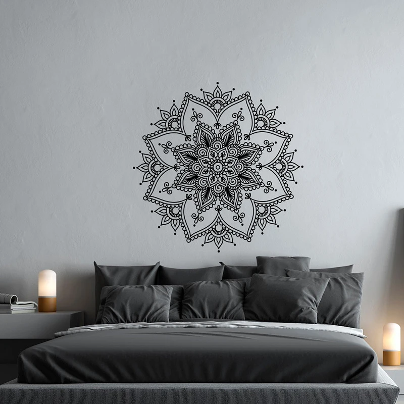 Mandala Vinyl Wall Decal Bedroom- Meditation Wall Art Yoga Studio Decor- Mandala Decal Boho Bohemian Wall Decor- Mandala A12-011
Mandala Vinyl Wall Decal Bedroom- Meditation Wall Art Yoga Studio Decor- Mandala Decal Boho Bohemian Wall Decor- Mandala A12-011