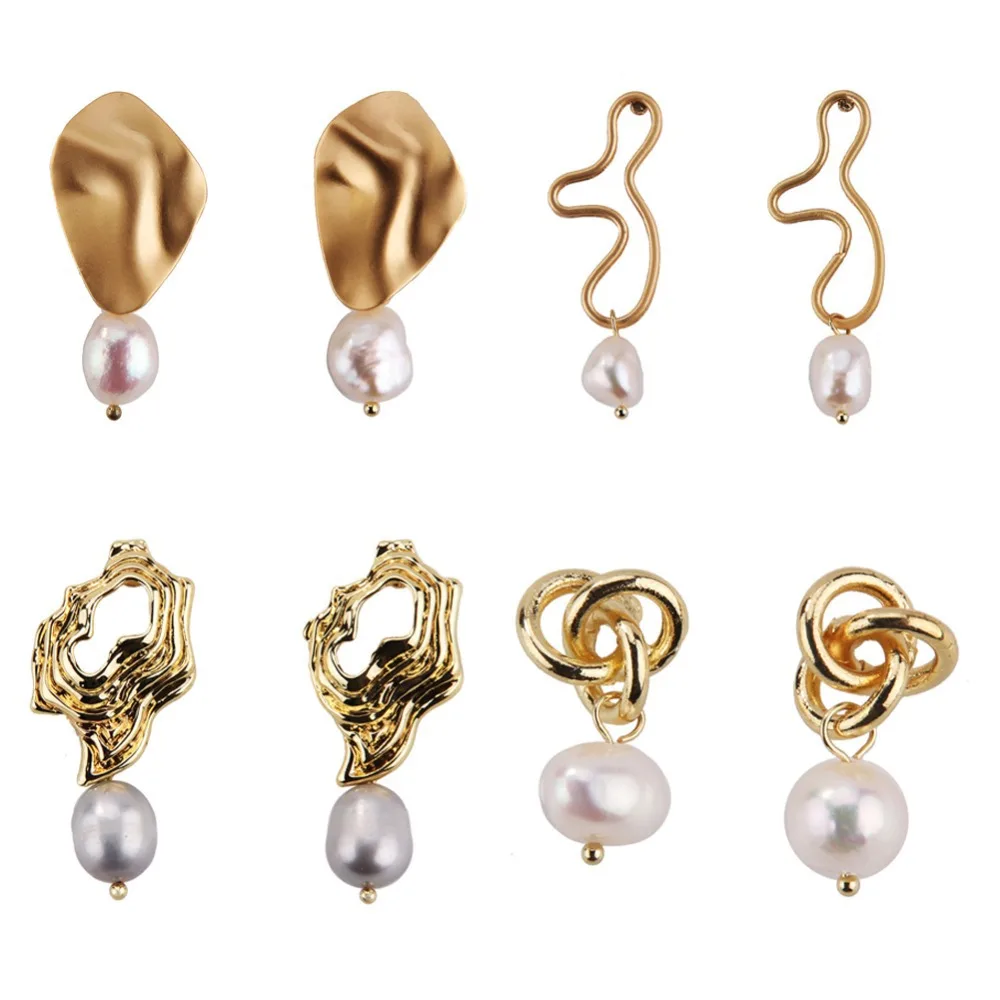 2019 Fashion Gold Simulated Pearl Earrings for Women Girl Vintage Irregular Pearl Dangle Earrings Wedding Jewelry Ear Decoration
2019 Fashion Gold Simulated Pearl Earrings for Women Girl Vintage Irregular Pearl Dangle Earrings Wedding Jewelry Ear Decoration