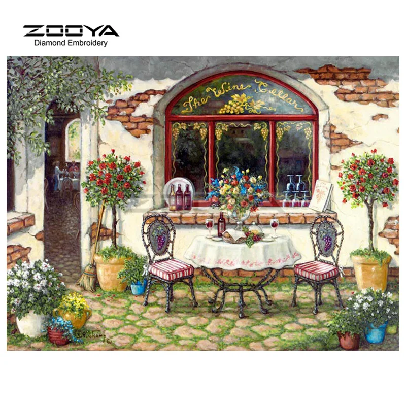 Needlework Full Drill Resin Diamond Painting Cross Stitch Square Diamond Mosaic Craft Embroidery Beautiful Balcony Garden BJ225
Needlework Full Drill Resin Diamond Painting Cross Stitch Square Diamond Mosaic Craft Embroidery Beautiful Balcony Garden BJ225